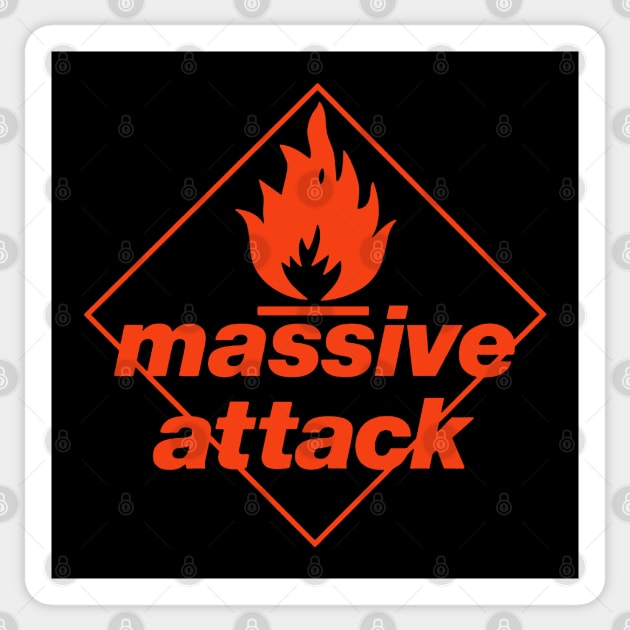 Massive Attack Sticker by Pop Fan Shop